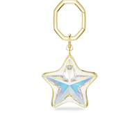 Schlüsselanhänger Swarovski Dame in Gelb vergoldet stahl 5763027